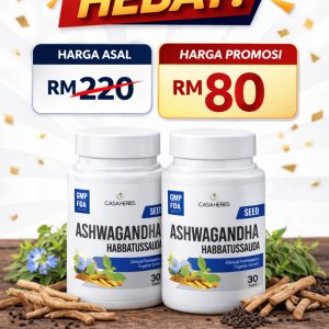 PAKEJ - 2 BOTOL ASHWA