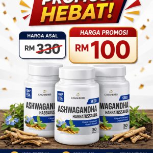 PAKEJ - 3 BOTOL ASHWA